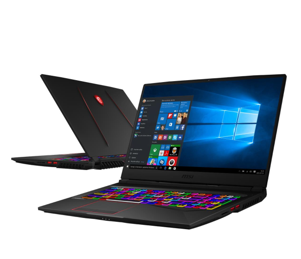 MSI GE75 Raider 10SFS-283PL i7-108750H/16GB/512GB SSD+1000GB HDD/RTX 2070 Super/17" 240Hz/Win10 Home - 628897 - zdjęcie